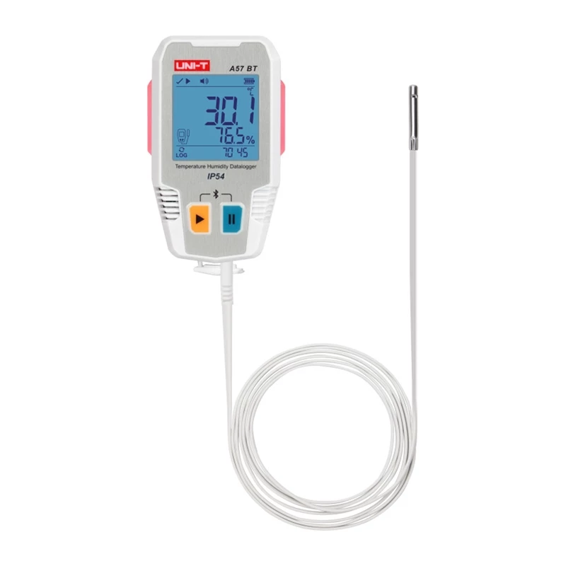 Uni-T A57 BT Bluetooth Temperatūras un Mitruma Datu Reģistrators