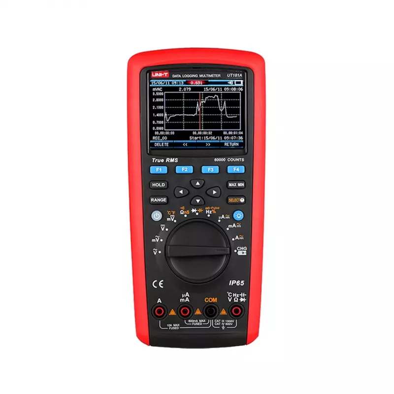 UNI-T UT181A True RMS Digital Multimeter 60000 Counts TFT LCD Data Logging