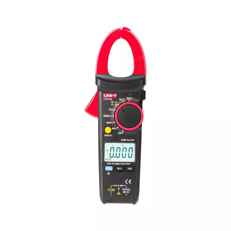 UNI-T UT213A Digital Clamp Meter True RMS 6000 Counts AC/DC Current 40A/400A
