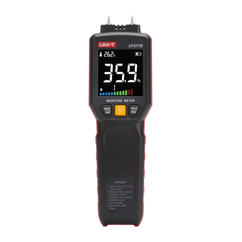 UNI-T UT377B koksnes mitruma mērītājs