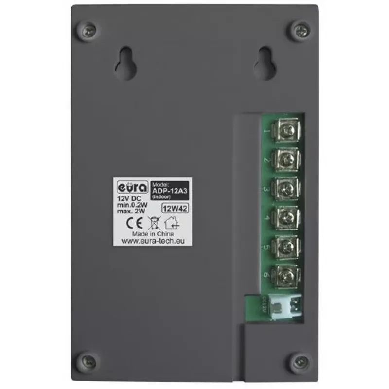 UNIFON EURA ADA-12A3 Analogā domofona klausule balta