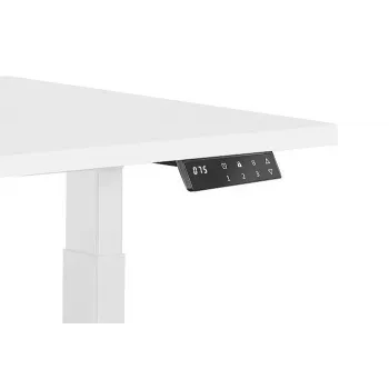 UNIQUE ACTIVE I Elektriskais galds 140x70 cm Balts