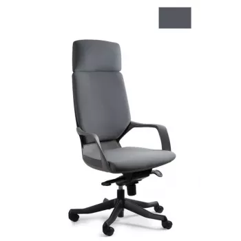 UNIQUE Apollo BL417 biroja krēsls – Slate Grey/Melns