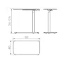 UNIQUE LAPTOP DESK Regulējama augstuma galds/galds Melns