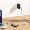 Unitek 4 portu USB 3.0 centrmezgls ar 30 cm kabeli, pelēks