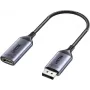 UNITEK DisplayPort 1.4 uz HDMI 2.1 Adapteris, 8K@60Hz, Aktīvs, Alumīnijs