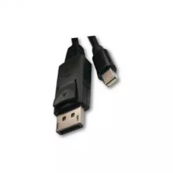 UNITEK Mini DisplayPort uz DisplayPort kabelis 2m vīrišķais uz vīrišķo 4K 60Hz melns MINIDISPLAY/DISPLAYP2M