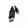 UNITEK Mini DisplayPort uz DisplayPort kabelis 2m vīrišķais uz vīrišķo 4K 60Hz melns MINIDISPLAY/DISPLAYP2M