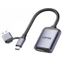 UNITEK SD4.0 / Micro SD4.0 karšu lasītājs 2in1 USB 3.0 Type-A Melns