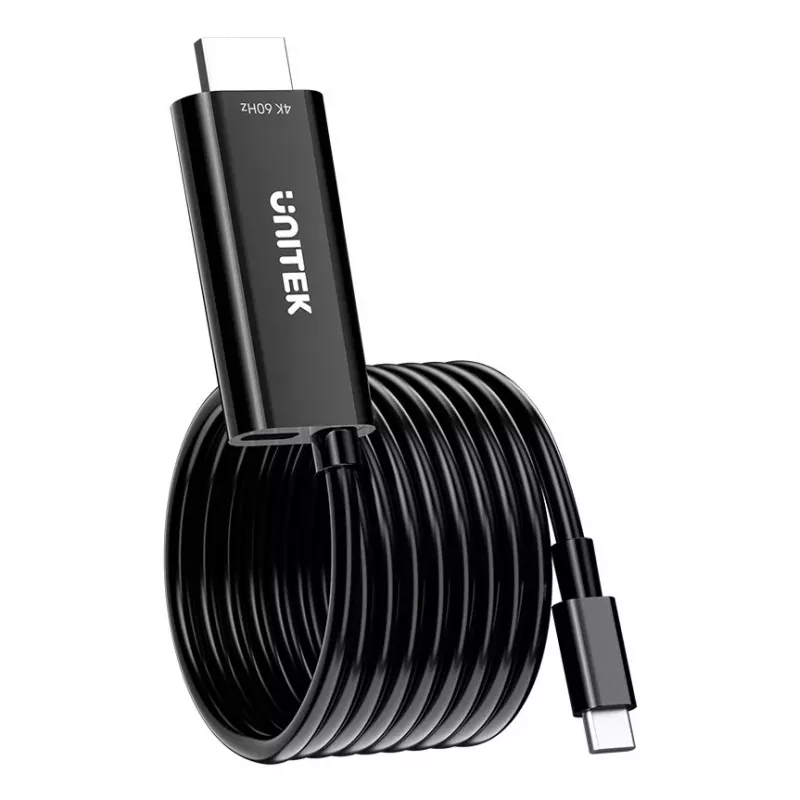 UNITEK USB-C uz HDMI 4K@60Hz kabelis ar USB-C PD 100W