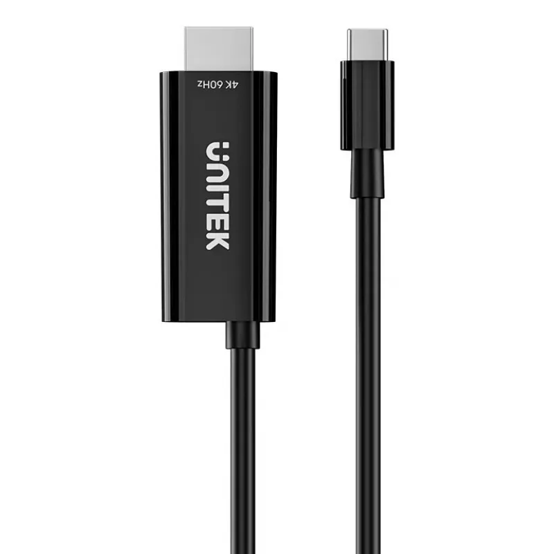 UNITEK USB-C uz HDMI 4K@60Hz kabelis ar USB-C PD 100W