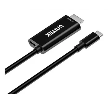 UNITEK USB-C uz HDMI 4K@60Hz kabelis ar USB-C PD 100W