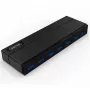 UNITEK Y-3184 7-Port USB 3.0 Hub with Power Adapter and BC 1.2 Charging