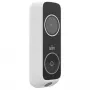 UNIVIEW ED-525B-WB Bezvadu durvju zvans ar kameru, Wi-Fi, 2MP, 1080p, IP65, Melns/Balts