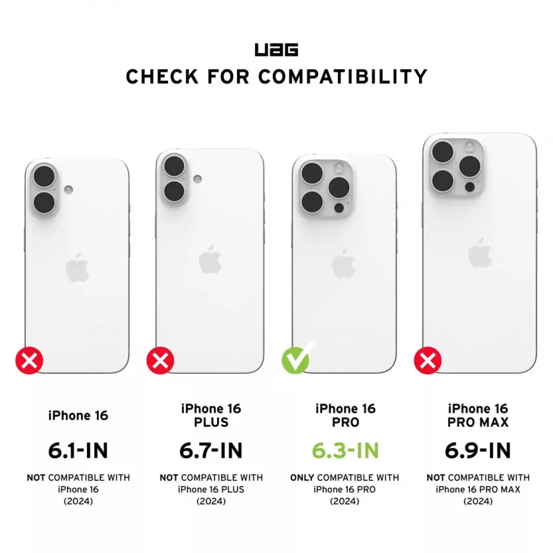 Urban Armor Gear Essential Armor vāciņš Apple iPhone 15 Pro Max - melns
