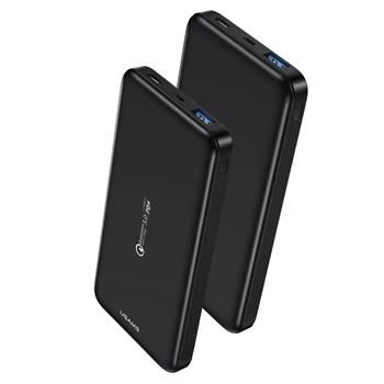 USAMS Universal US-CD92 QC3.0 Power Bank 10000mAh Melns