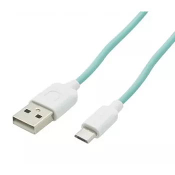 USAMS US-SJ098 USB A uz Micro USB uzlādes kabelis 1M Ciāna
