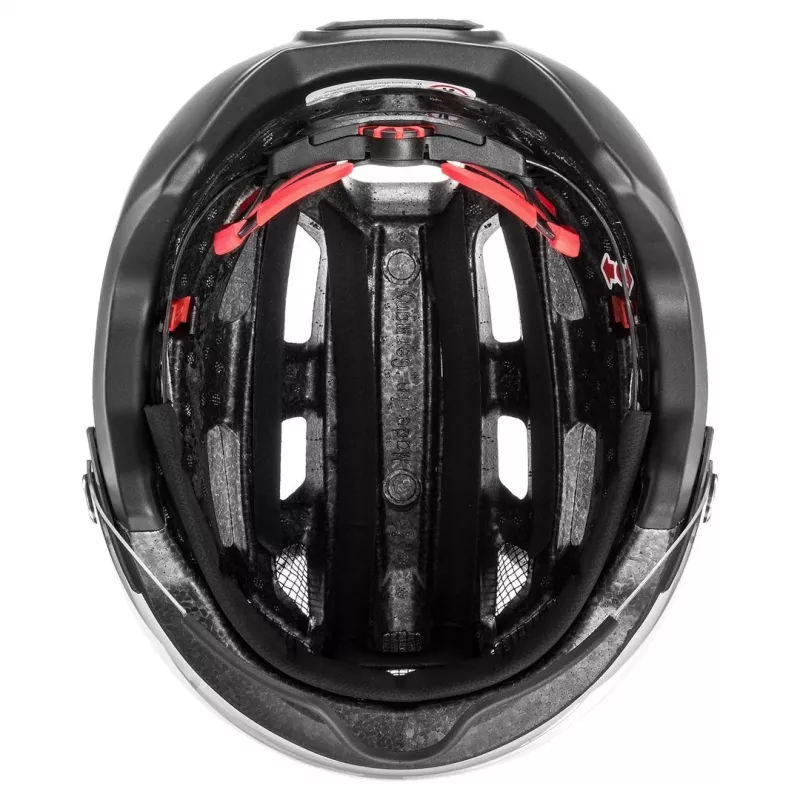 UVEX Finale Visor Cycling Helmet 56-61cm, Black Matt