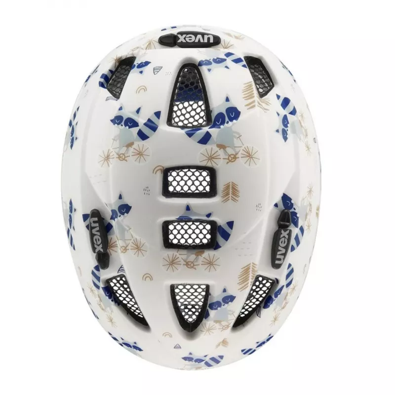 UVEX Kid 2 CC Bērnu veloķivere 46-52cm, Raccoon Matt