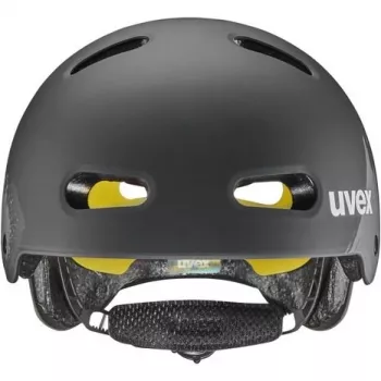 UVEX Kid 4 Style MIPS Bērnu veloķivere, Dirt Black Matt