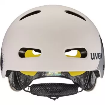 UVEX Kid 4 Style MIPS Bērnu veloķivere, Dirt Warm Grey