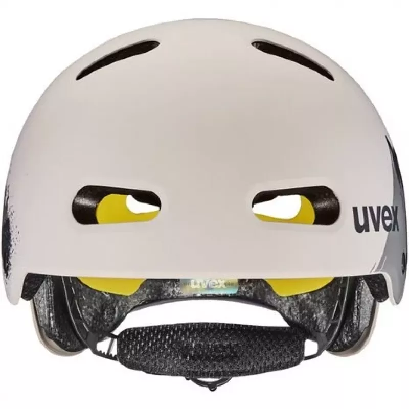 UVEX Kid 4 Style MIPS Bērnu veloķivere, Dirt Warm Grey