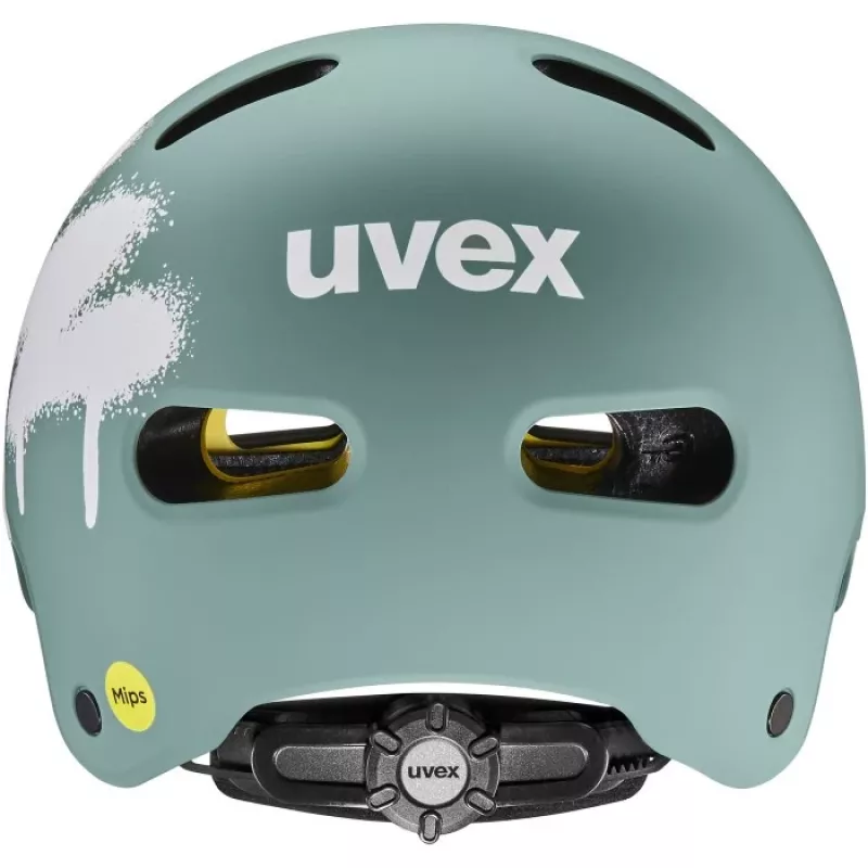 UVEX Kid 4 Style MIPS Bērnu veloķivere, zaļa