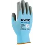 Uvex phynomic C3 aizsardzības cimdi, 8. izmērs (M), pelēki/antracīta, griešanas pretestības līmenis C, Aqua-Polymer putu pārklājums 6008008