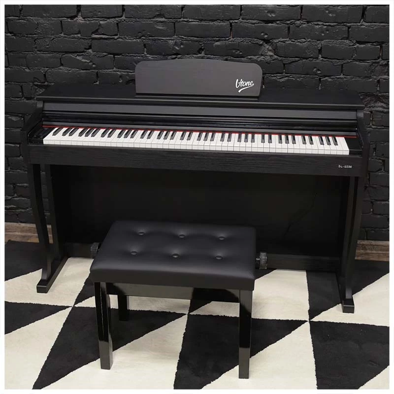 V-TONE BL-8808 BK USB MIDI Digital Learning Piano - 61 taustiņi, skārienjutīgs, melns