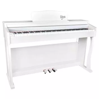 V-TONE BL-8808 WH USB MIDI Digital Learning Piano - 88 taustiņi, daļēji svērti, balts