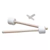 V-TONE MBD 22 Marching Bass Drum for Shoulders 22 inch White
