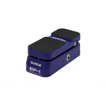 Valeton EP-1 pasīvais skaļuma un wah pedālis elektriskajai ģitārai, basam un taustiņinstrumentiem, True Bypass, regulējams Q un minimālais skaļums, kompakts alumīnija sakausējums, melns