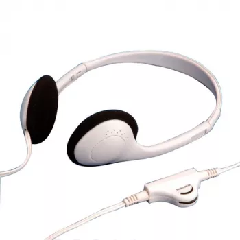 VALUE 15.99.1316 On-Ear vadu austiņas ar mikrofona kātu – stereo, melnas