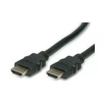 VALUE HDMI Ultra HD ar Ethernet kabeli 1m melns - 4K 60Hz, 18Gbps, zelta pārklājuma savienotāji 11.99.5680