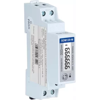 VCX SDM120M Vienfāzes Divvirzienu Enerģijas Skaitītājs ar Modbus RTU (MID)