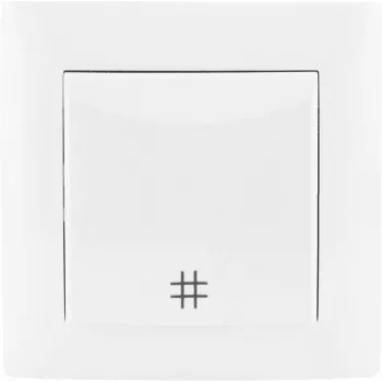 VCX WESA LC 01A šķērssavienotājs, balts, 10x10 mm kanāliem