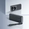 Veger ACE100 W1146 10000mAh 20W PD QC3.0 Power Bank - Melns