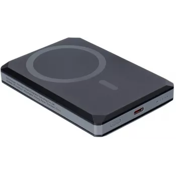 Veger GeoWallet Tracker X5 5000 mAh 20W PD QC 3.0 MFi MagSafe USB-C Power Bank - Melns
