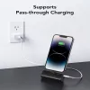 Veger PlugOn Power Bank (W0558P) 5000 mAh 20W PD QC3.0 ar iebūvētu Lightning savienotāju, melns