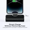 Veger PlugOn Power Bank (W0558P) 5000 mAh 20W PD QC3.0 ar iebūvētu Lightning savienotāju, melns