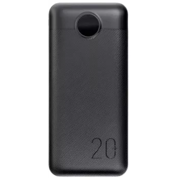 VEGER ārējais akumulators 20000 mAh 20W PD QC 3.0 2x USB-A USB-C melns