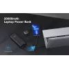 Veger Powerbank T100 (W2032C-100) PD QC3.0 5A 100W 20000 mAh Melns