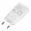 VEGER USB-A + USB-C QC PD 30W sienas lādētājs 30W1A1C Balts