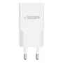 VEGER USB-A + USB-C QC PD 30W sienas lādētājs 30W1A1C Balts