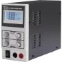 Velleman LABPS6005SM 60V 5A 300W regulējams līdzstrāvas laboratorijas barošanas avots ar LED displeju, melns/pelēks