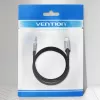 VENTION BGKHF USB-C uz 3,5 mm audio adaptera kabelis 1 m melns