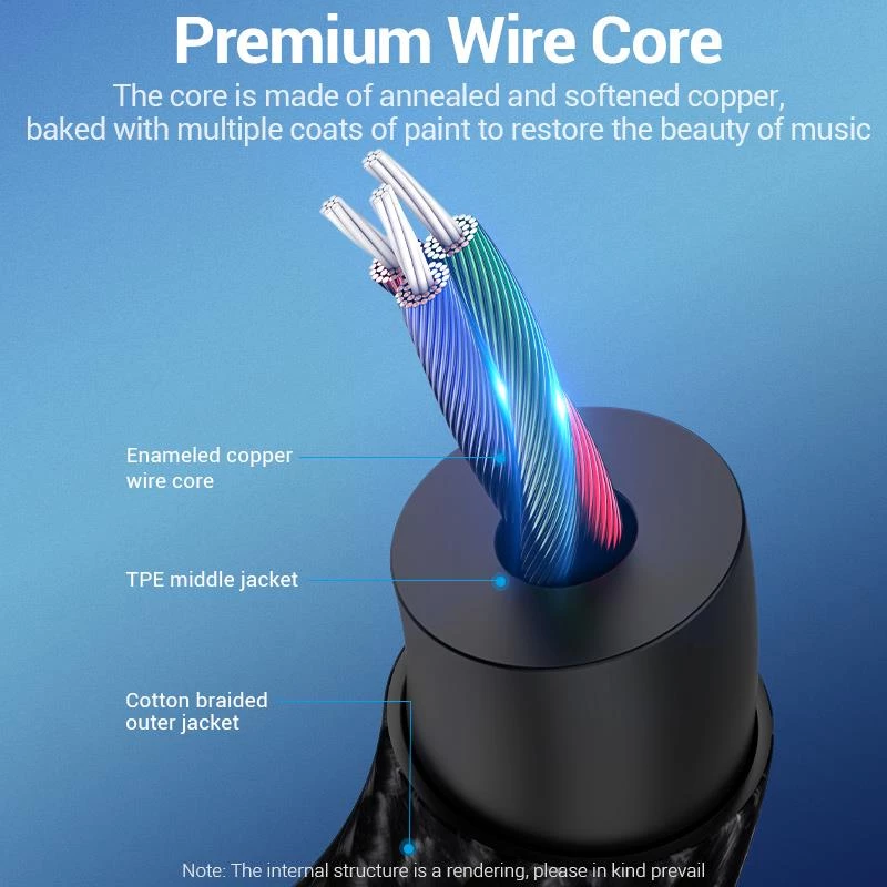 VENTION BGKHF USB-C uz 3,5 mm audio adaptera kabelis 1 m melns