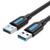 VENTION CONBI USB 3.0 kabelis vīrietis-vīrietis 3m melns
