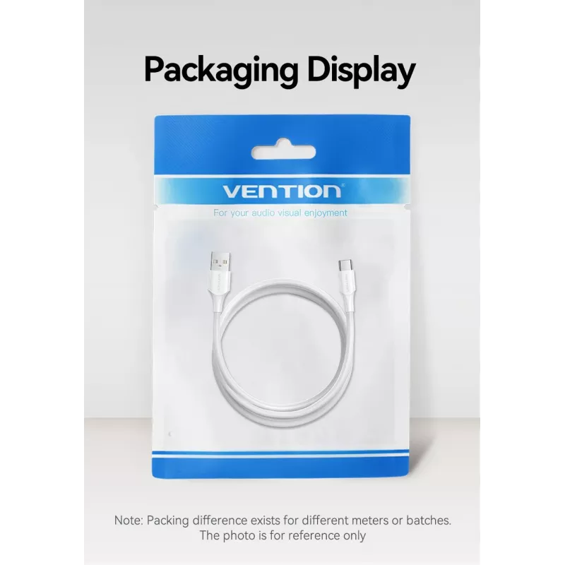 VENTION CTHWH USB-C uz USB 2.0 kabelis 2m Balts