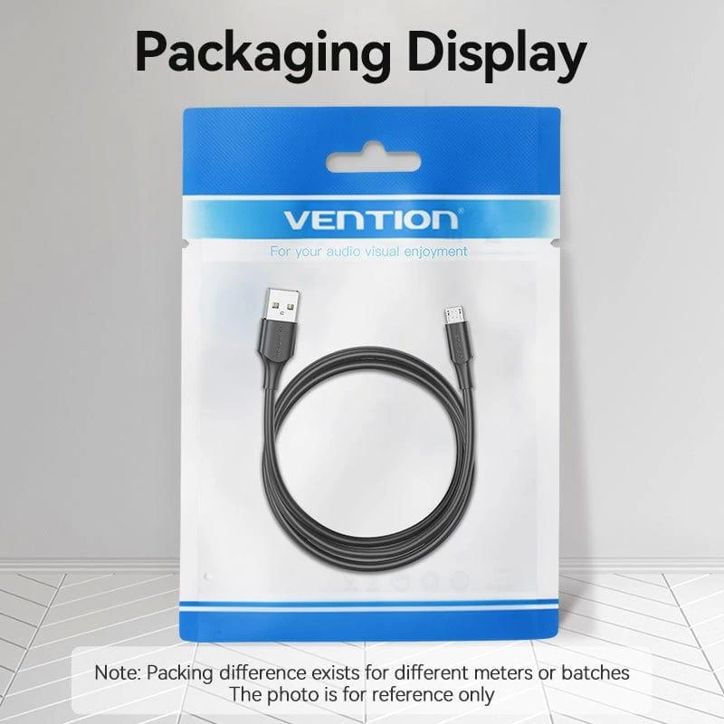 VENTION CTIBC USB 2.0 to Micro-B Cable 0.25m Black